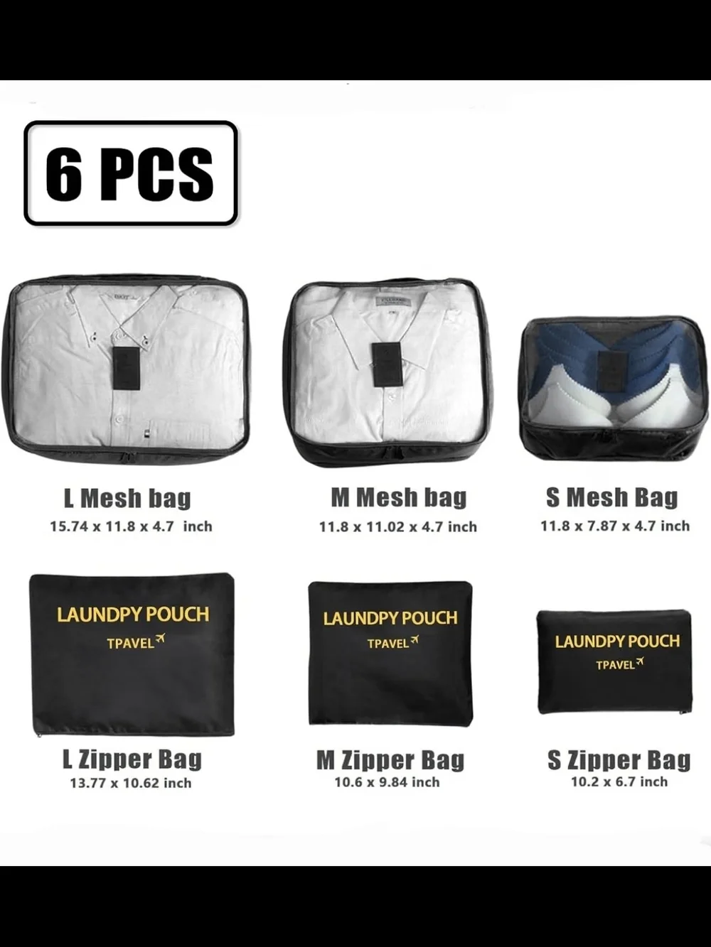 N/A 6pc travel